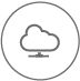 cloud computing icon.